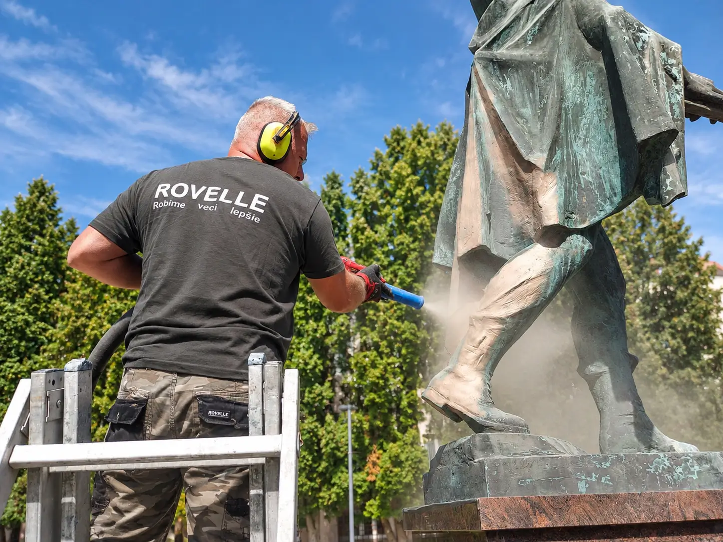 Abrazívne tryskanie povrchov
